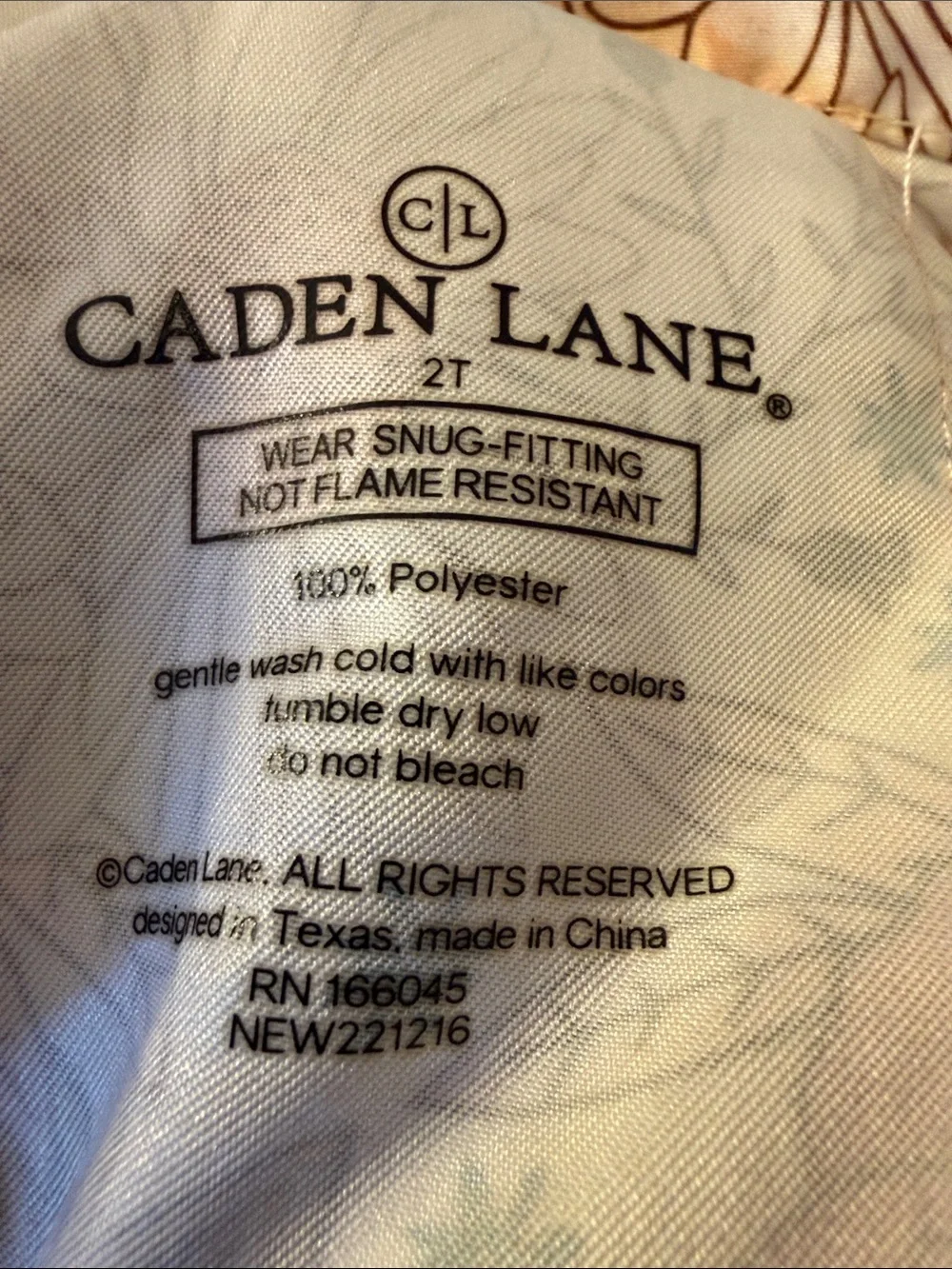 CADEN LANE | 2T Floral Drawstring Shorts in Pink, Orange & Cream